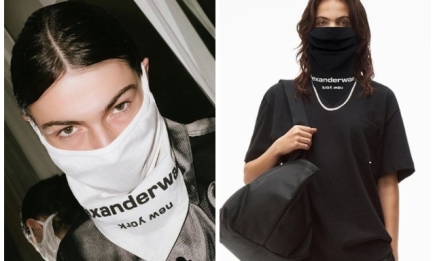 Тепло и безопасно: Alexander Wang выпустили хлопковые маски-банданы (ФОТО)