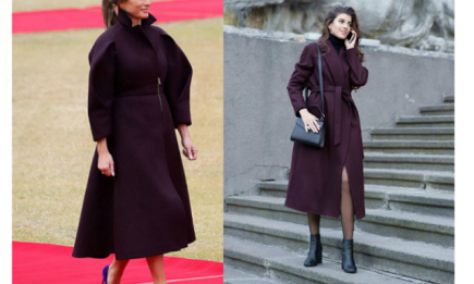 Одеться как первая леди: образ и пальто как у Мелании Трамп
