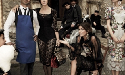 Моника Белуччи и Ко в рекламной кампании Dolce&amp;Gabbana