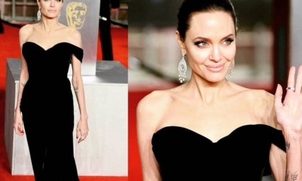 Анджелина Джоли стала королевой красной дорожки на церемонии BAFTA-2018 (ФОТО)