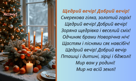 Вітання із Щедрим Вечором: листівки та картинки — українською, за старим стилем