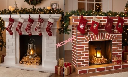 Чтоб Санта не промахнулся! Как сделать декоративный камин для лучших новогодних фото