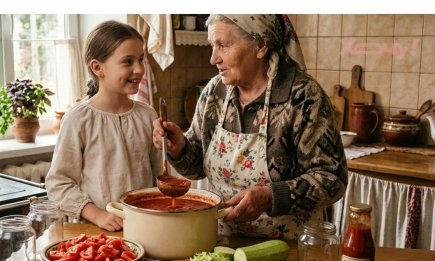 Густой домашний кетчуп в считанные минуты: хитрый лайфхак с черпаком, который сэкономит часы у плиты