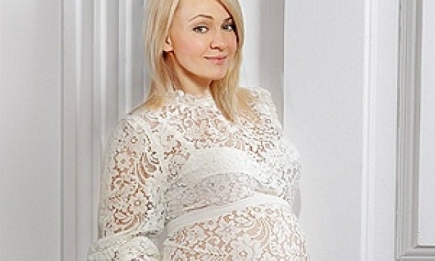 Яна Рудковская на 9-м месяце беременности снялась в фотосессии. Фото