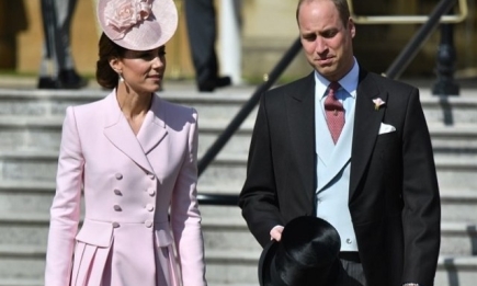 Кейт Миддлтон и принц Уильям посетили официальное мероприятие в Букингемском саду (ФОТО)