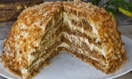 Домашний тортик из четырех ингредиентов: без выпечки и мороки (РЕЦЕПТ)