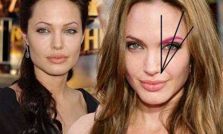 Эволюция моды: как менялись брови Анжелины Джоли в течение последних 20-ти лет