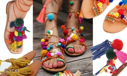 Что взять с собой в отпуск: модные сандалии в стиле бохо-шик
