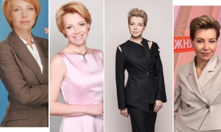 Программа "Факти тижня" отмечает 15 лет в эфире: вспоминаем, как менялись наряды ведущей Оксаны Соколовой