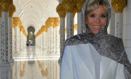 Бриджит Макрон восхитила образом от Louis Vuitton во время посещения мечети