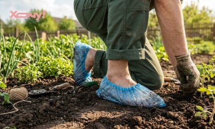 Не лише для лікарень: 7 геніальних способів використати одноразові бахіли на городі, в саду та побуті
