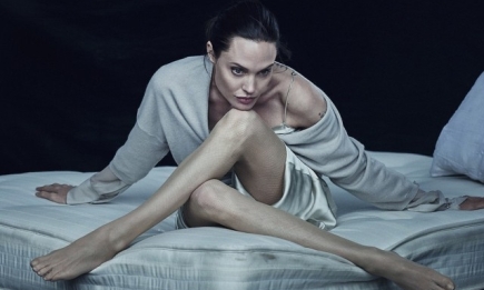 С глаз долой: Анджелина Джоли сведет все татурировки, связанные с Брэдом Питтом