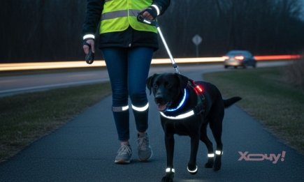 Станьте яркими в темноте: лайфхаки для безопасных прогулок с собакой во время блекаутов