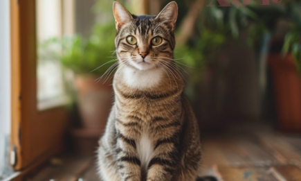 Усатый бодигард: как коты защищают свою территорию и любимого хозяина