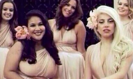 Леди Гага стала подружкой невесты. Фото