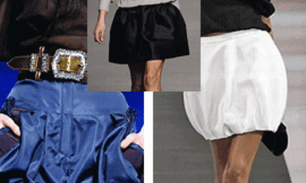 Модные юбки зимы-2010: асимметрия в моде!
