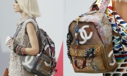 Рюкзак в стиле хиппи от Chanel