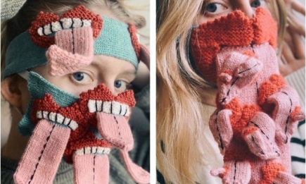 Маски-чудовища: дизайнер из Исландии шьет пугающие маски от коронавируса (ФОТО)