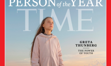 Журнал Time назвал 16-летнюю Грету Тунберг  "Человеком года"
