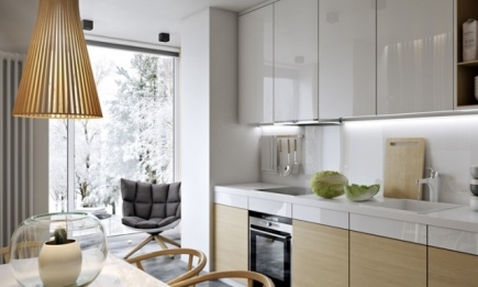 Идеи дизайна для кухни с балконом (ФОТО 20+)