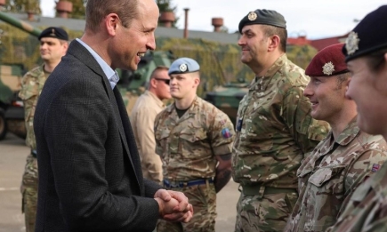 Принц Вільям таємно відвідав військових на польсько-українському кордоні, аби подякувати їм за підтримку України