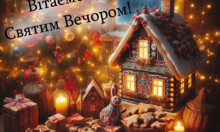 Вітання зі Святвечором: щирі побажання та листівки — українською