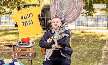 Лапы, кофе и "Хвостатые таланты": в Киеве состоялся пикник, который объединил эвакуацию животных и терапию для ветеранов (ФОТО)