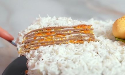 "Белый принц": как превратить печеночный торт в модную закуску (ВИДЕО)