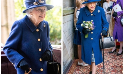 Королева Елизавета II впервые появилась на публике с тростью (ФОТО)