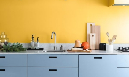 Желто-голубая кухня: трендовые варианты интерьера в национальных цветах (ФОТО)