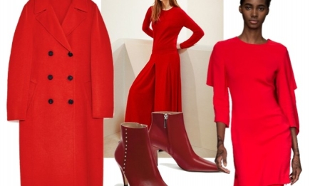 Color look: как носить красный этой осенью