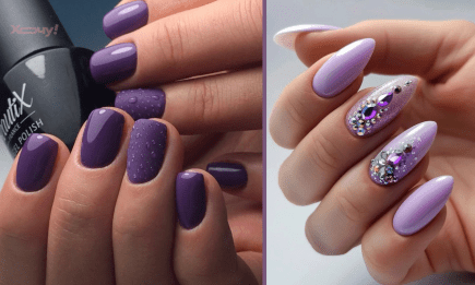 Хіт осені 2025 — фіолетові нігті стали родзинкою образу жінок будь-якого віку (ФОТО)