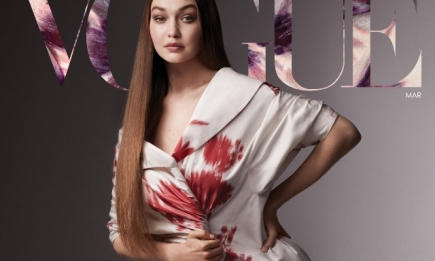 Джиджи Хадид впервые появилась на обложке Vogue после рождения дочери (ФОТО)