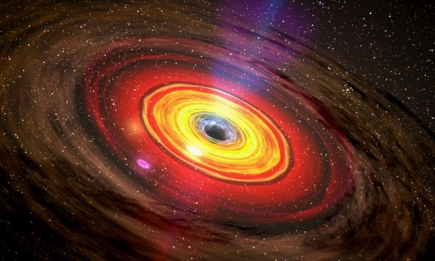 Астрономы нашли шесть галактик в паутине черной дыры