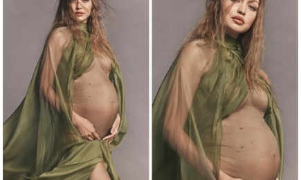 Сама нежность: Джиджи Хадид поделилась новыми фото на 33-й неделе беременности
