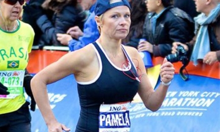 Памела Андерсон пробежала марафон и собрала $76 тыс