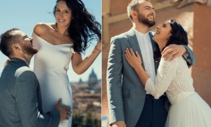 В Сеть попали эксклюзивные кадры свадебного путешествия Джамалы и Бекира Сулейманова в Риме (ФОТО)