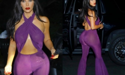 Голосуем! Hot or not: Ким Кардашьян в хэллоуинском костюме певицы Селены Кинтанильи