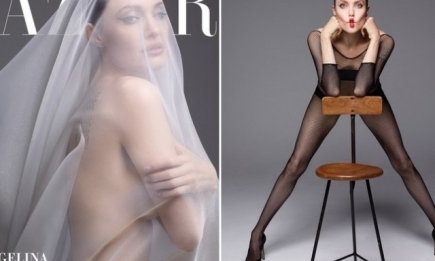 Она вернулась! Дерзкая и уверенная Анджелина Джоли появилась на обложке Harper’s Bazaar (ФОТО)