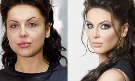 Чудеса преображения: девушки до и после нанесения макияжа