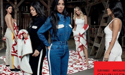 Сестры Кардашьян в полном составе снялись для рекламной кампании Calvin Klein (ФОТО)