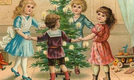 Как оригинально поздравить с Новым годом: открытки в стиле ретро