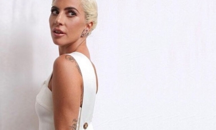 Похудевшая Леди Гага примерила белое платье от Victoria Beckham (ФОТО+ГОЛОСОВАНИЕ)