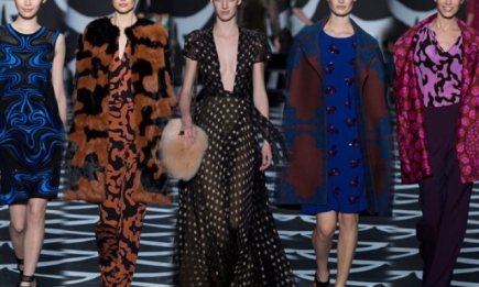 Неделя моды в Нью-Йорке: Diane Von Furstenberg осень-зима 2014-2015