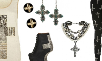 Тренд: кресты в одежде и аксессуарах