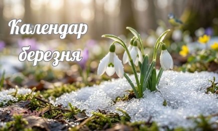 Март 2026: главные даты, профессиональные праздники и памятные дни в Украине