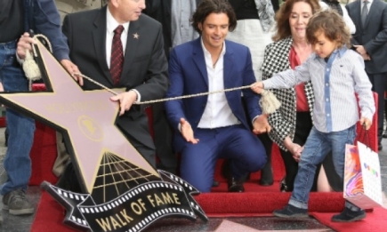 Орландо Блум получил звезду на Аллее славы в Голливуде
