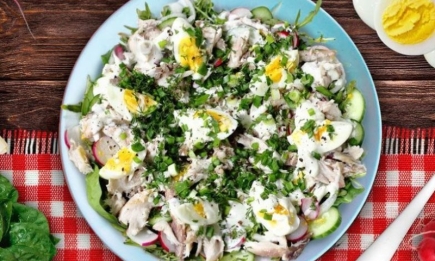 Фантастический постный салат из "ничего": три ингредиента и несколько минут (РЕЦЕПТ)