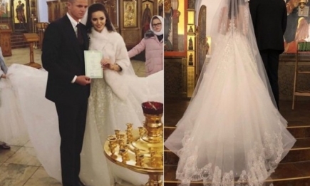 Появились первые фото и видео венчания и свадьбы Дмитрия Тарасова и Анастасии Костенко
