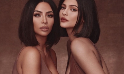 Как близнецы: Ким Кардашьян и Кайли Дженнер появились в новой рекламной кампании (ГОЛОСОВАНИЕ)